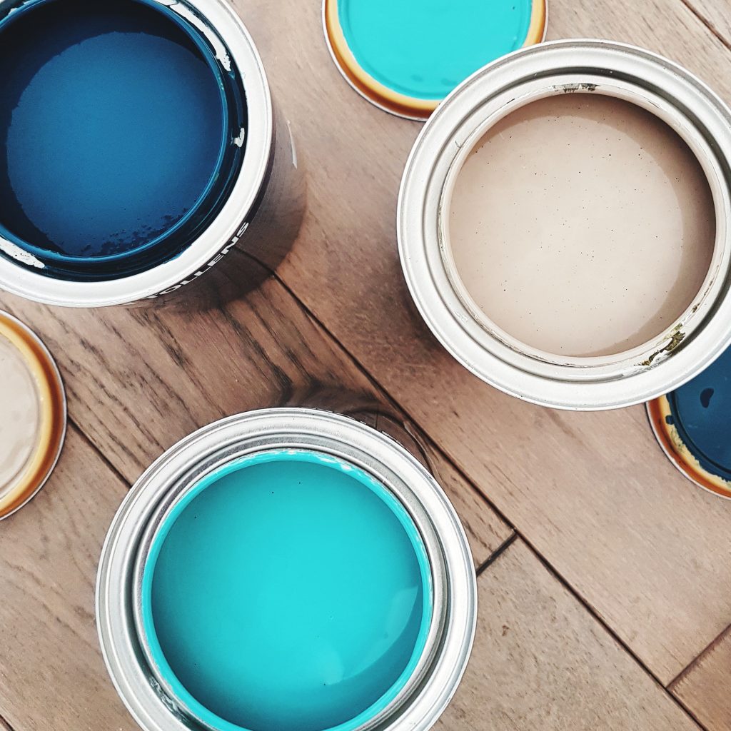 directly-shot-paint-cans-table